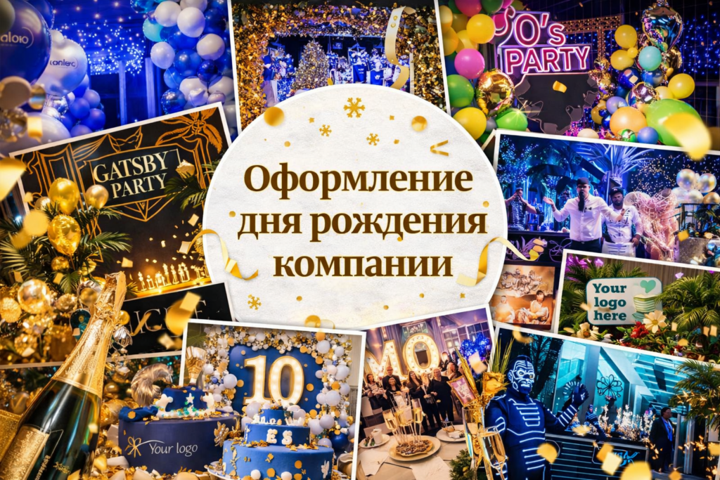 Оформление для рождения компании